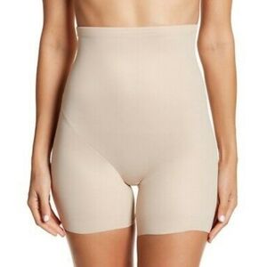 NWT TC Warm Beige Fine Hi Waist Boy Short  Shapewear - L
